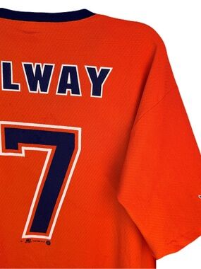 RARE Vintage 1998 John Elway #7 Denver Broncos Sport Attack Jersey T-Shirt